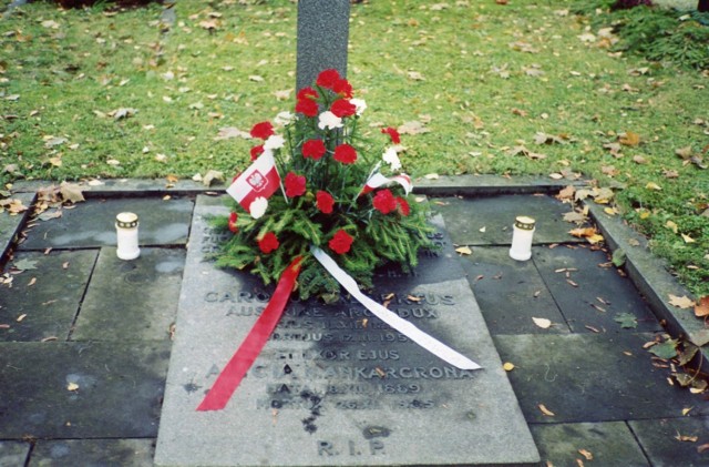 Alicja Ankarcrona i arcyksiążę Karol Olbracht Habsburg zostali pochowani na cmentarzu Norra Kyrkogården koło Sztokholmu