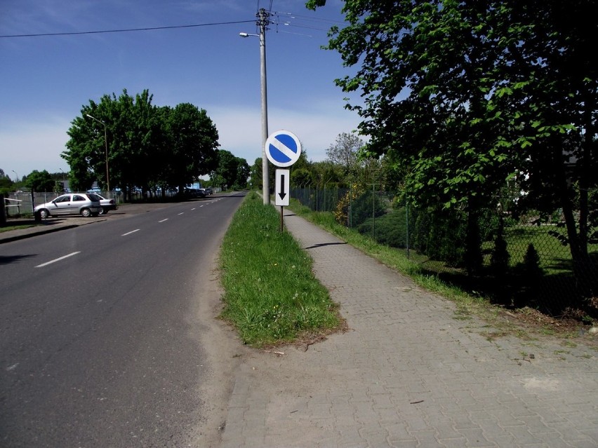 Chodnik  - ścieżka rowerowa od torów kolejowych w Zbąszyniu do Strzyżewa Piaski