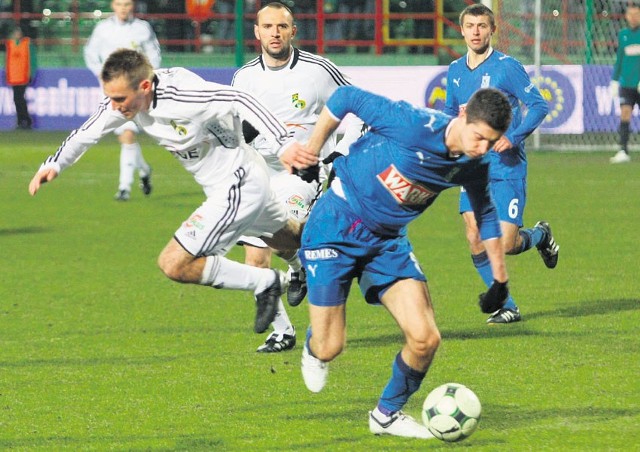 Ostatniego gola z Lechem strzelił Tomasz Wróbel (od lewej)