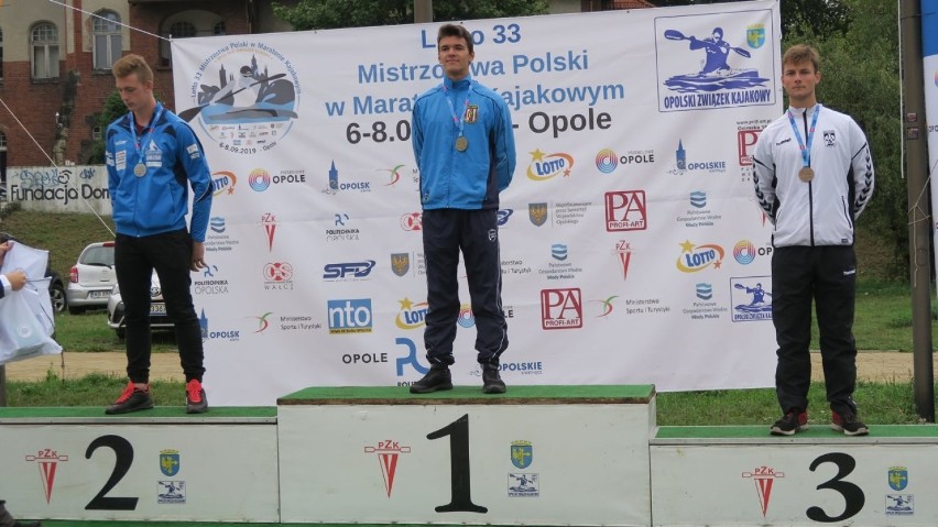 Malbork. Wiktor Żarski z MKS Nogat mistrzem Polski w maratonie kajakowym