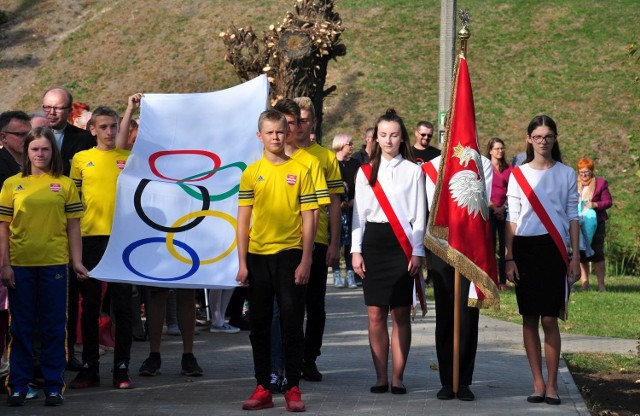 Skwer im. Drzewickich Olimpijczyków na 40-lecie kajakarstwa w Drzewicy