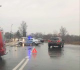 Wypadek drogowy w Łowiczu. Rowerzysta został potrącony na ul. Mostowej
