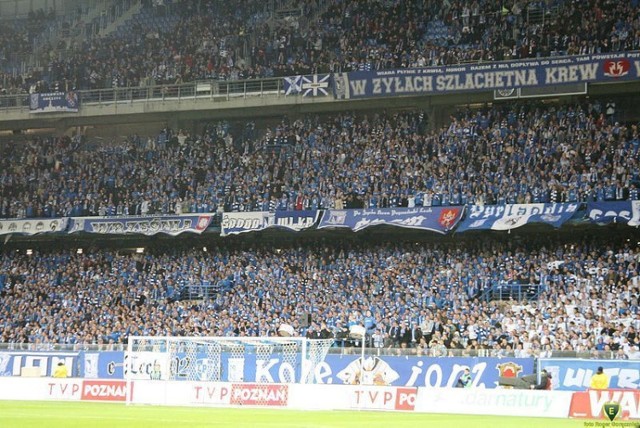 Lech Poznań kibice na stadionie