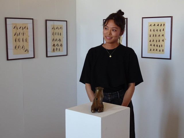 Toko Hosoya - autorka nowej wystawy w Muzeum Ziemi Chełmińskiej opowiedziała o swoich pracach