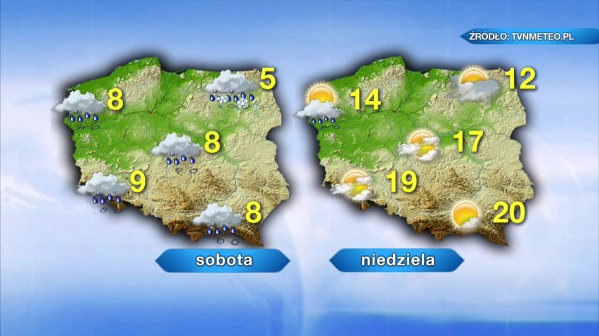 Prognoza pogody aż do 19 marca