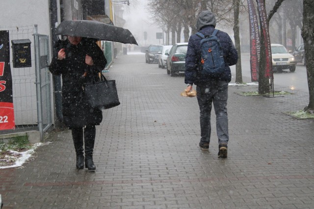 Powrót zimy w Bełchatowie, 28.03.2023