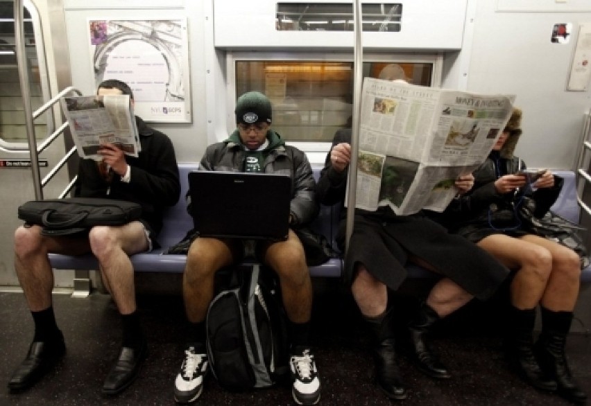 No Pants Subway Ride