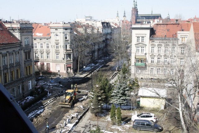 Kolejny etap przebudowy ulicy Mickiewicza w Legnicy