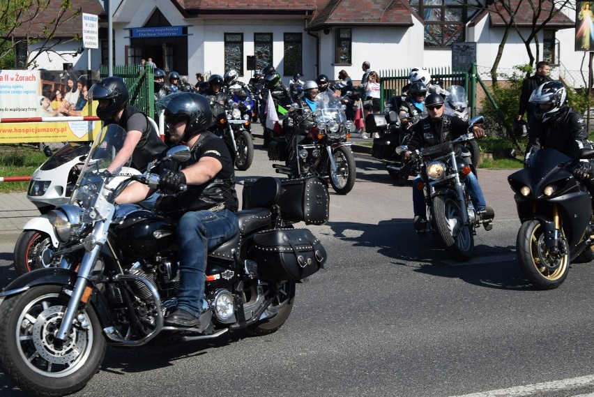 Setki motocyklistów na ulicach Żor