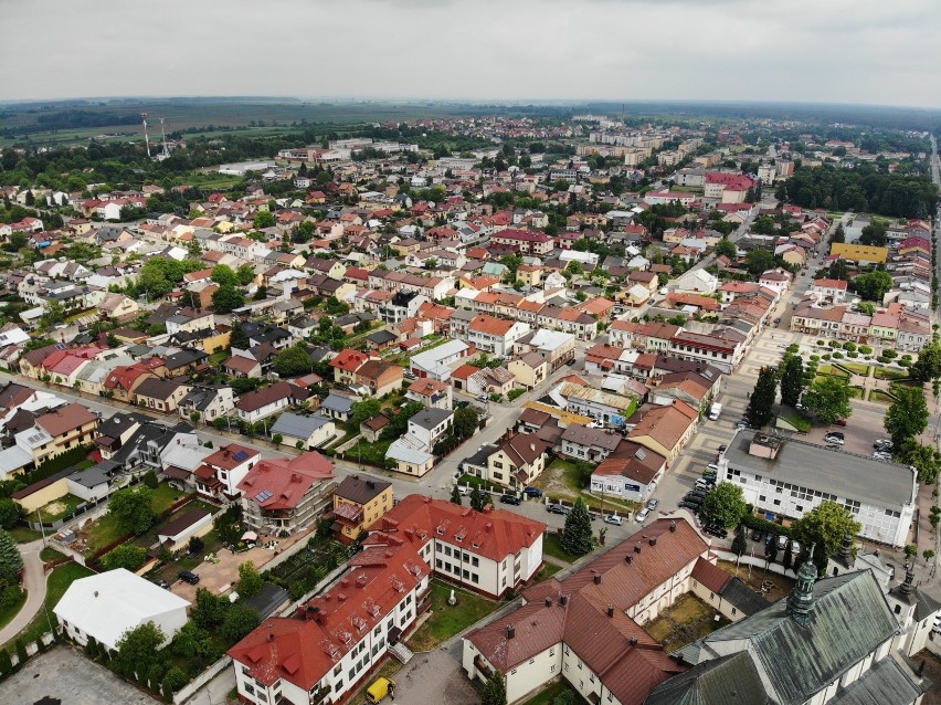 Janów Lubelski na zdjęciach z drona. Nasze miasto z zupełnie nowej perspektywy (ZDJĘCIA)