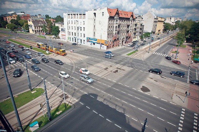 Najbardziej niebezpieczne w Łodzi jest skrzyżowanie alei Kościuszki i Mickiewicza.