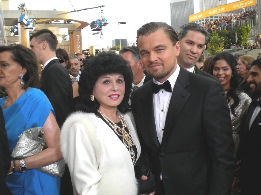 Yola Czaderska-Hayek i Leonardo DiCaprio