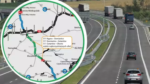 Zobacz na wizualizacjach i na dokładnych mapach, jaki będzie dokładny przebieg S11 na trasie Byczyna - Kluczbork - Olesno. Gdzie będą wjazdy i parkingi - pokazujemy na kolejnych zdjęciach -->>