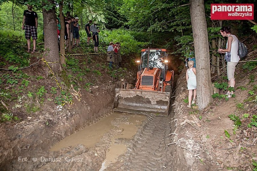 Wejście do sztolni Riese w Jugowicach Górnych na terenie...