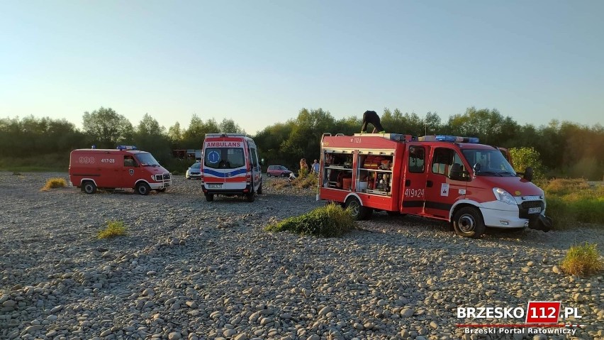 Domosławice. W Dunajcu znaleziono ciało 17-latka, który zaginął w piątek podczas kąpieli