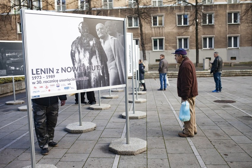 Wystawa z okazji 30. rocznicy usunięcia pomnika Lenina z Nowej Huty [ZDJĘCIA]