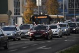 Taksówkarze we wtorek 15 grudnia protestowali w Kielcach [WIDEO, ZDJĘCIA]