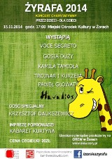 MOK w Żorach: koncert charytatywny Żyrafa 2014