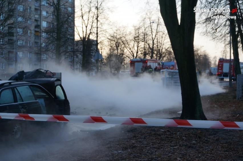 Częstochowa: Po zderzeniu samochodów na ulicy Pułaskiego w...