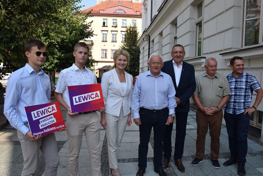 Leszek Miller odwiedził Kalisz i poparł kandydatów Lewicy w...