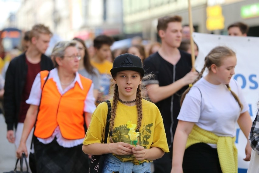 Żółty Marsz Nadziei 2018 w Katowicach