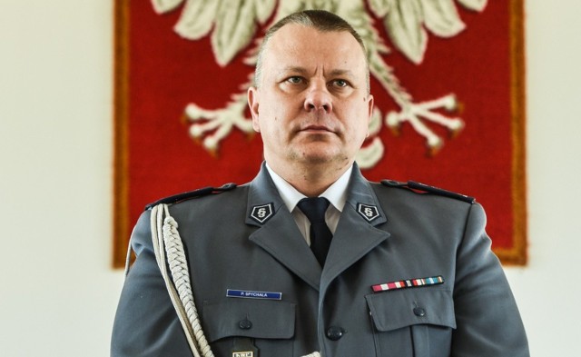 Insp. Paweł Spychała był komendantem wojewódzkim policji od lutego 2016 roku.