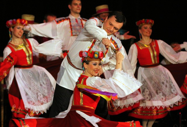 Występ Haroszek z Białorusi bardzo spodobał się piotrkowskiej publiczności