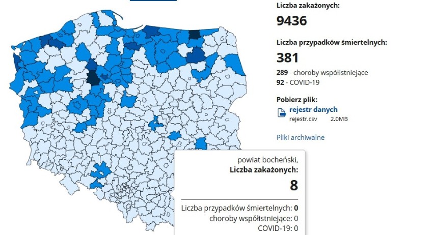 Tarnów. Nowe zakażenia COVID-19 w Tarnowie i powiatach: tarnowskim, brzeskim, bocheńskim i dąbrowskim [AKTUALIZACJA 14.01]