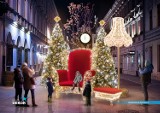 Świąteczna iluminacja na Piotrkowskiej rozbłyśnie 3 grudnia [WIZUALIZACJE]