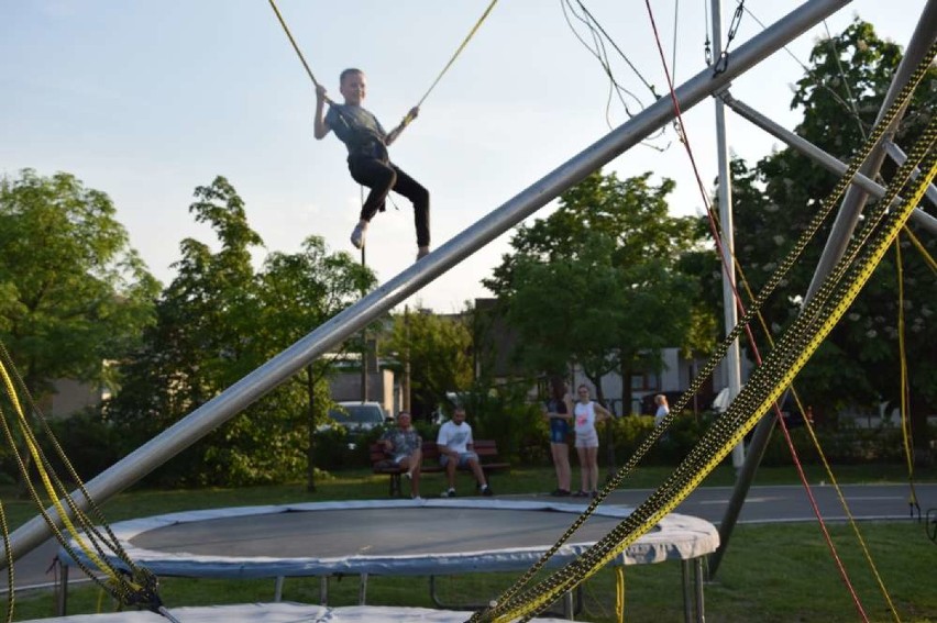 Wielka trampolina na Miasteczku Ruchu 