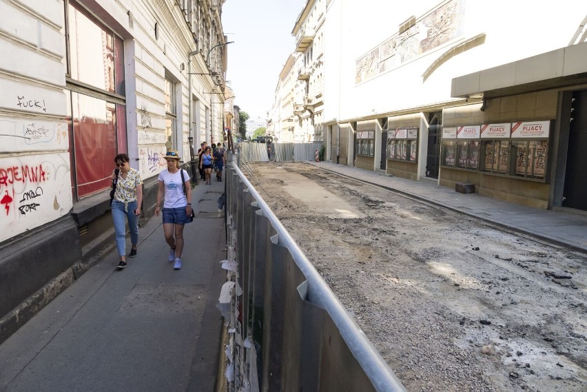 Kraków. Rozpoczęły się prace na Krupniczej. Ma się zazielenić i wypięknieć