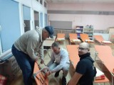 Pomoc dla Ukrainy w Tomaszowie. Powstają miejsca tymczasowego noclegu [ZDJĘCIA]