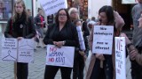 Zielona Góra: Protest przeciwników zaostrzenia ustawy aborcyjnej [WIDEO, ZDJĘCIA]