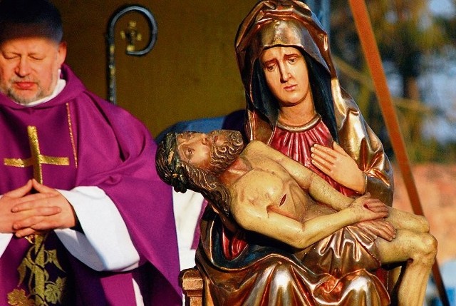 Figura Matki Bożej Bolesnej jest czczona w Wałbrzychu już od setek lat