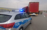Groźne zdarzenie z udziałem ciężarówki na trasie S8 w powiecie wieruszowskim