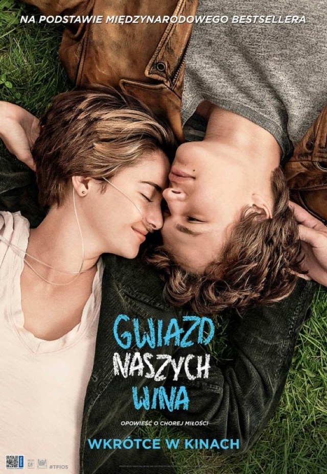 Hazel (Shailene Woodley) i Gus (Ansel Elgort) to para nastolatków, których połączyła niechęć do tego, co przeciętne i wielka miłość. 
Ich związek jest wyjątkowy. Poznali się na spotkaniu grupy wsparcia dla osób chorych na raka. Hazel ma 16 lat i nadopiekuńczych rodziców, których bardzo kocha, mimo że czasem ją irytują. Z Gusem łączą ją nie tylko podobne doświadczenia związane z chorobą, ale także miłość do książek. 
Dziewczyna marzy, aby poznać autora ulubionej powieści, Petera van Houtena (Willem Dafoe). Wielokrotnie próbowała nawiązać z nim kontakt, ale bezskutecznie. 
W zabiegi o spełnienie marzenia włącza się przyjaciel głównej bohaterki Gus. Jego wytrwałość zostaje nagrodzona. Udaje mu się dotrzeć do pisarza i uzyskać zaproszenie na spotkanie w Amsterdamie. Postanawia zabrać ze sobą Hazel. Co wyniknie z ich wspólnego wyjazdu?
35-letni reżyser filmu  ma na koncie oprócz "Gwiazd naszych wina" realizację "Pretenders" i "Stuck in Love". Do tych filmów napisał również scenariusze. 
W przypadku swego najnowszego dzieła zaufał innym twórcom. Dlatego autorami scenariusza są Scott Neustadter i Michael H. Weber. 
"Gwiazd naszych wina" 
Reż. Josh Boone
(U.Wolak)