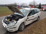 Gmina Opalenica: Poszkodowany w wypadku kierowca był... pijany [ZDJĘCIA]