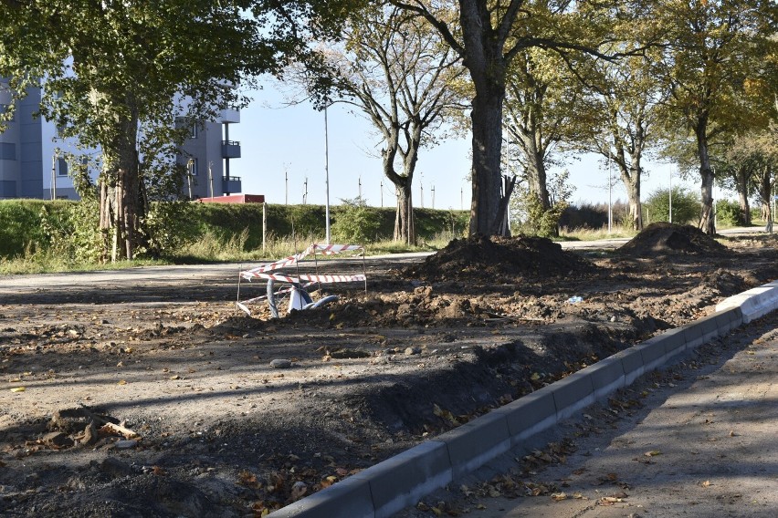 Trwa budowa ulicy Legionów Polskich w Słupsku. Nowa droga ma powstać do końca roku