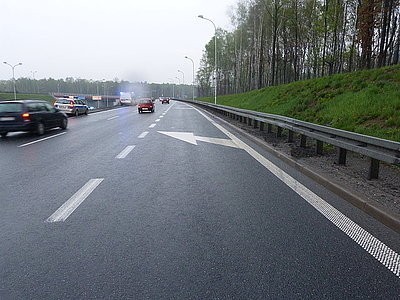 Wypadek na A4 Katowice