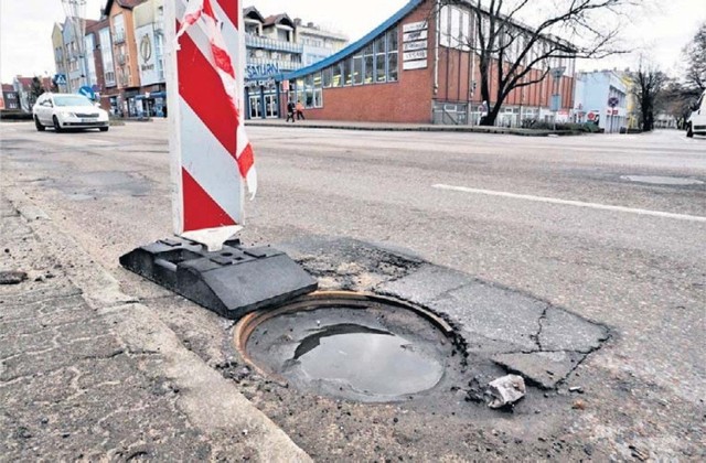 Wiele dróg w Koszalinie jest w złym stanie