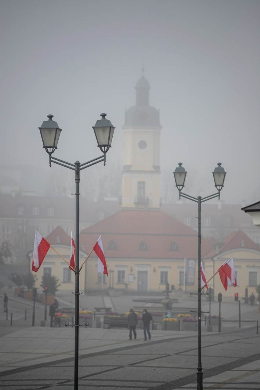 Mgła w Białymstoku - 10.11.2020