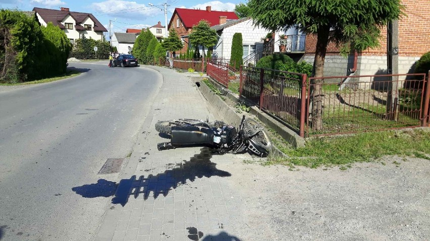 Śmierć młodego motocyklisty w Gorzyczanach