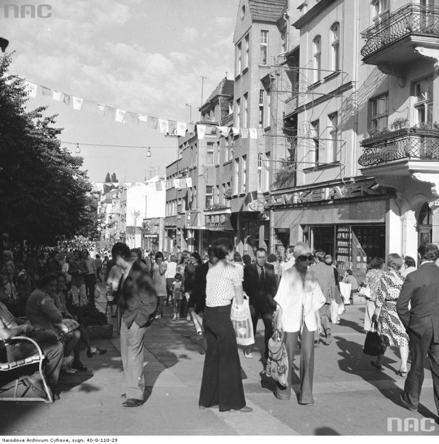 Ulica Bohaterów Monte Cassino. Sierpień 1976