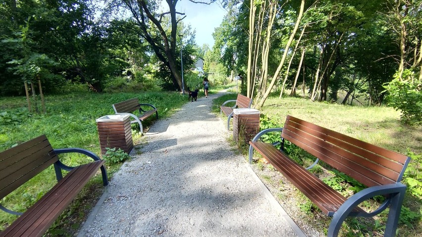 Park Krakowska w Będzinie poleca się na spacery i letni...