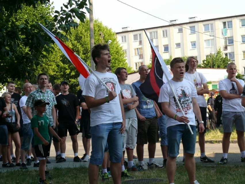 Antyrządowa manifestacja w Bełchatowie