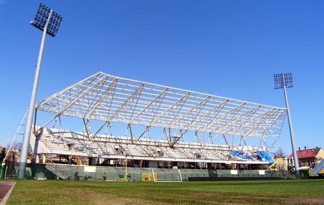 Bielsko-Biała: stadion miejski coraz większy [ZDJĘCIA]