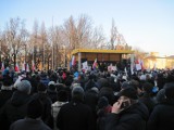 Manifestacja KOD w Lublinie. Pikietowali w obronie wolnych mediów (ZDJĘCIA, WIDEO)