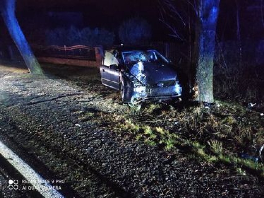 Wypadek w gminie Dobryszyce. Trzy osoby w szpitalu w Radomsku. 
