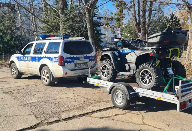 Nowy quad trafił dziś do kłodzkich policjantów. Docelowo będzie służył w Lądku-Zdroju