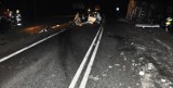 Wypadek koło Starych Jabłonek na drodze krajowej nr 16 [zdjęcia]
